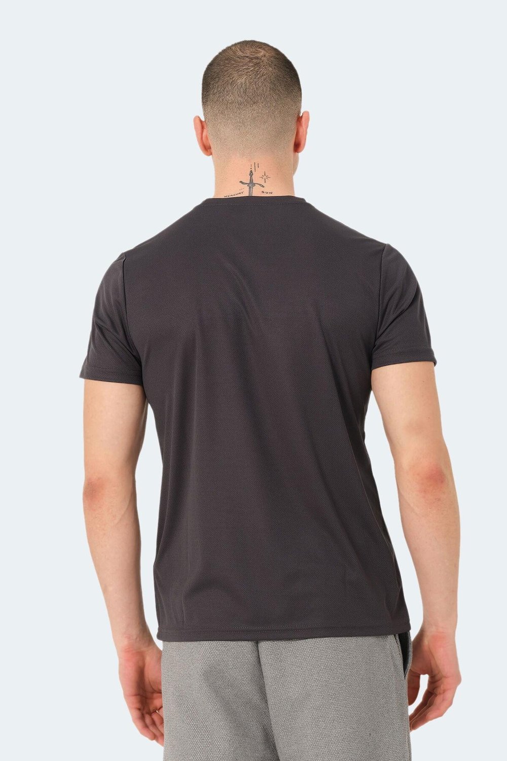 Slazenger RAVEN Erkek Koyu Gri Tişört