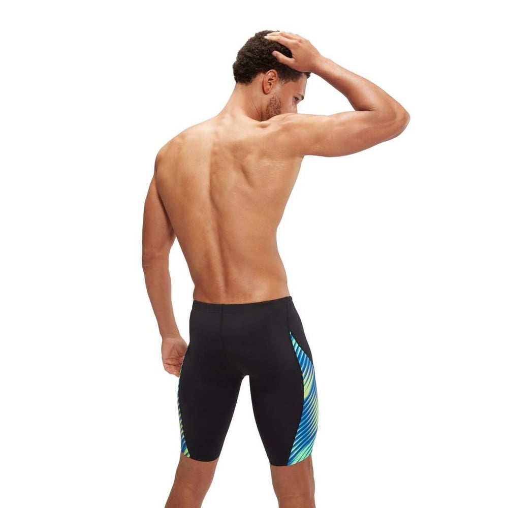 Speedo Allover Digi V-Cut Erkek Jammer Yüzücü Mayosu