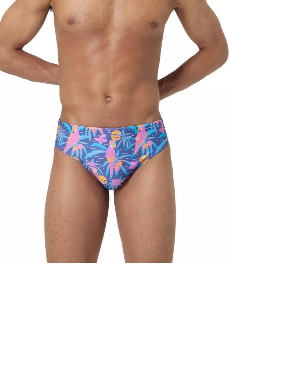 Speedo Allover Digital Brief 8 CM Erkek Slip Mayo