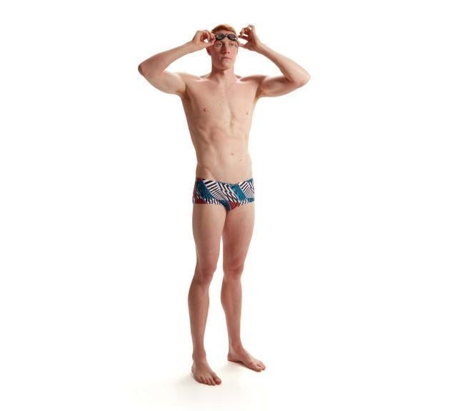 Speedo Erkek 13.5cm Club Training Allover Erkek Yüzücü Mayosu