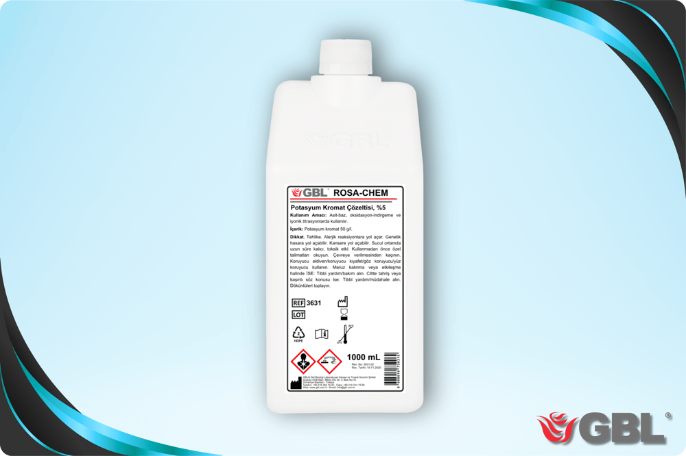 Potasyum Kromat Çözeltisi, %5, 1000 mL
