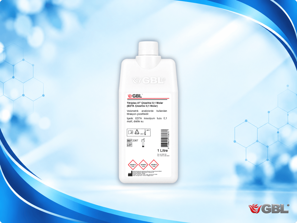 Titriplex-III Çözeltisi 0,1 Molar (EDTA Çözeltisi 0,1 Molar), 1000 ml