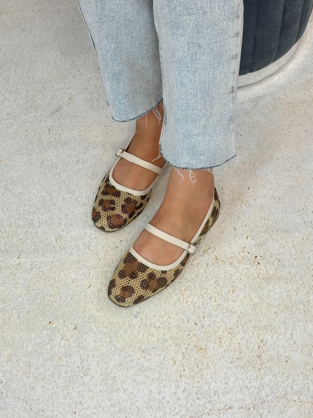 ZYN Tül Leopar Bej Babet
