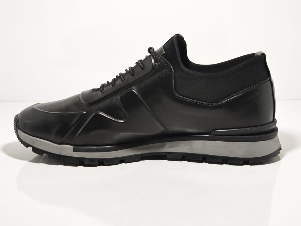 Cem Pekşen Blackheart 1840 Siyah Deri Erkek Casual Ayakkabı