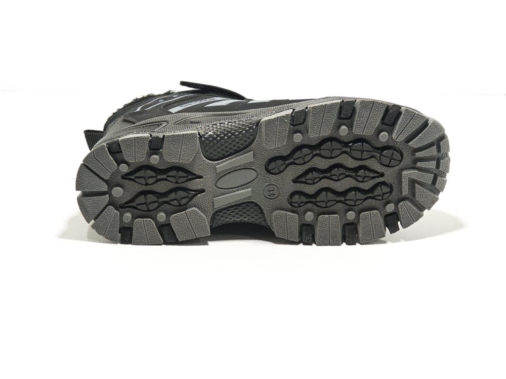 Cem Pekşen Jagulep Siyah-Füme Kürklü Outdoor Çocuk Botu
