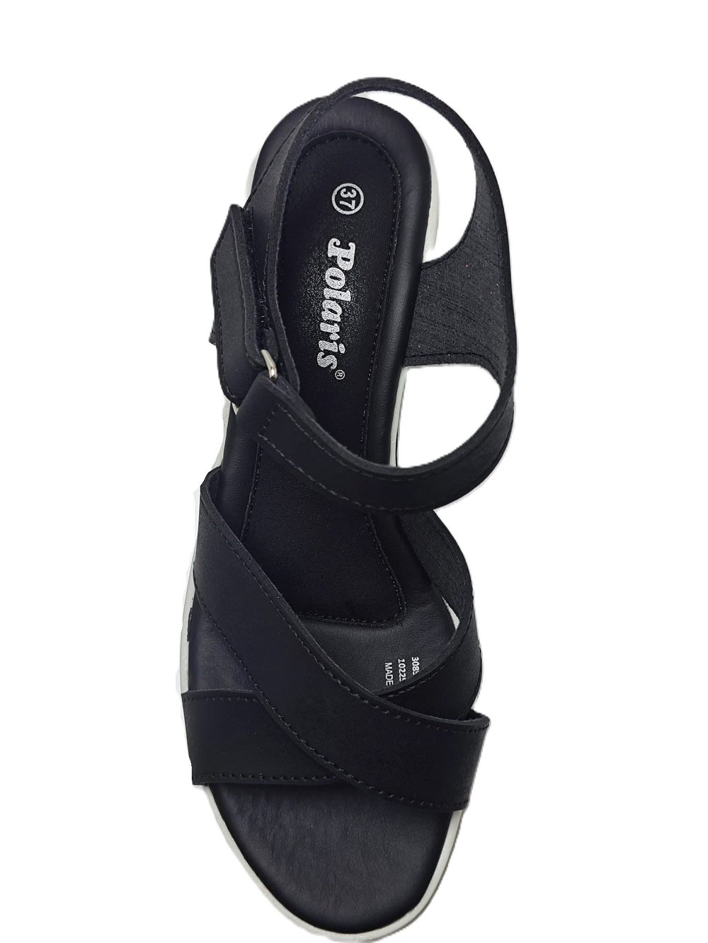 Cem Pekşen Polris Siyah Yüksek Topuklu Comfort Sandalet