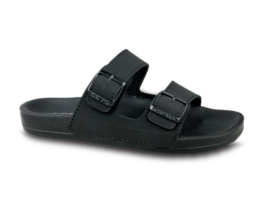 Ceyo Bahama-10 Siyah Erkek Günlük Konforlu Ortopedik Terlik