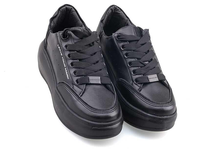 Flet 339 Siyah Kadın Spor Sneaker