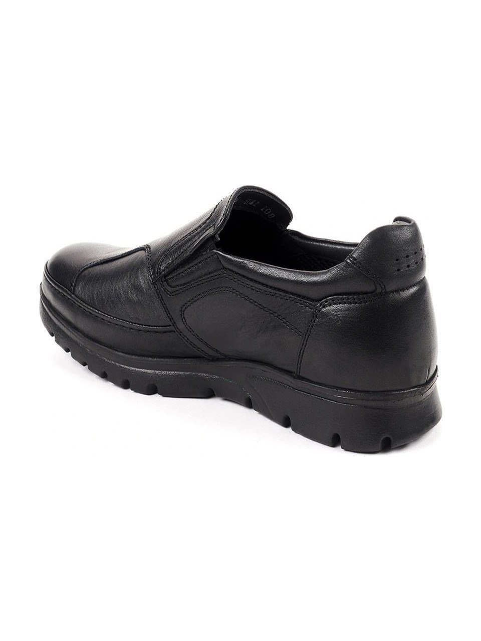 Forelli Hoka 32606-H Siyah Erkek Günlük Comfort Deri Ortopedik Ayakkabı