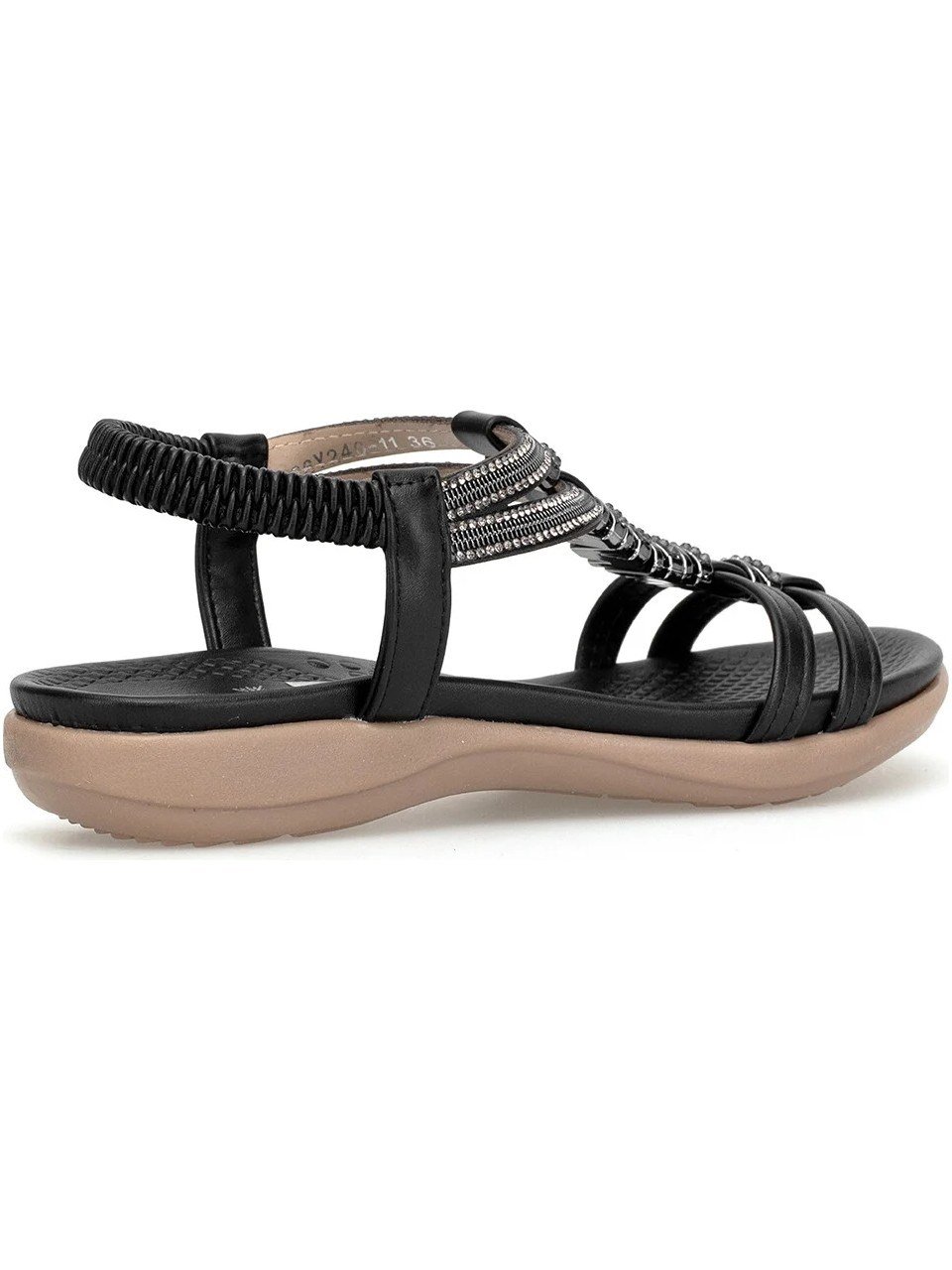 Guja 26Y240-11 Siyah Kadın Yazlık Sandalet