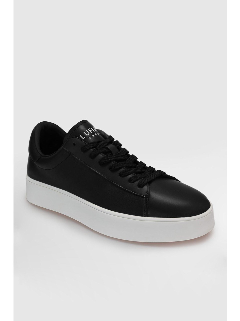 Lufian 111230254 Anton Siyah-Beyaz Erkek Sneaker
