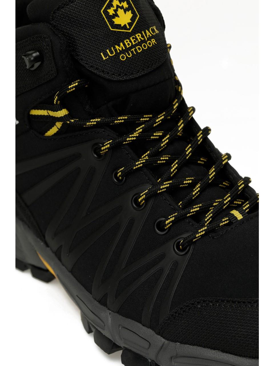 Lumberjack 102019272 Shell Hı  5pr Siyah-Sarı Erkek Kışlık Waterproof Bot