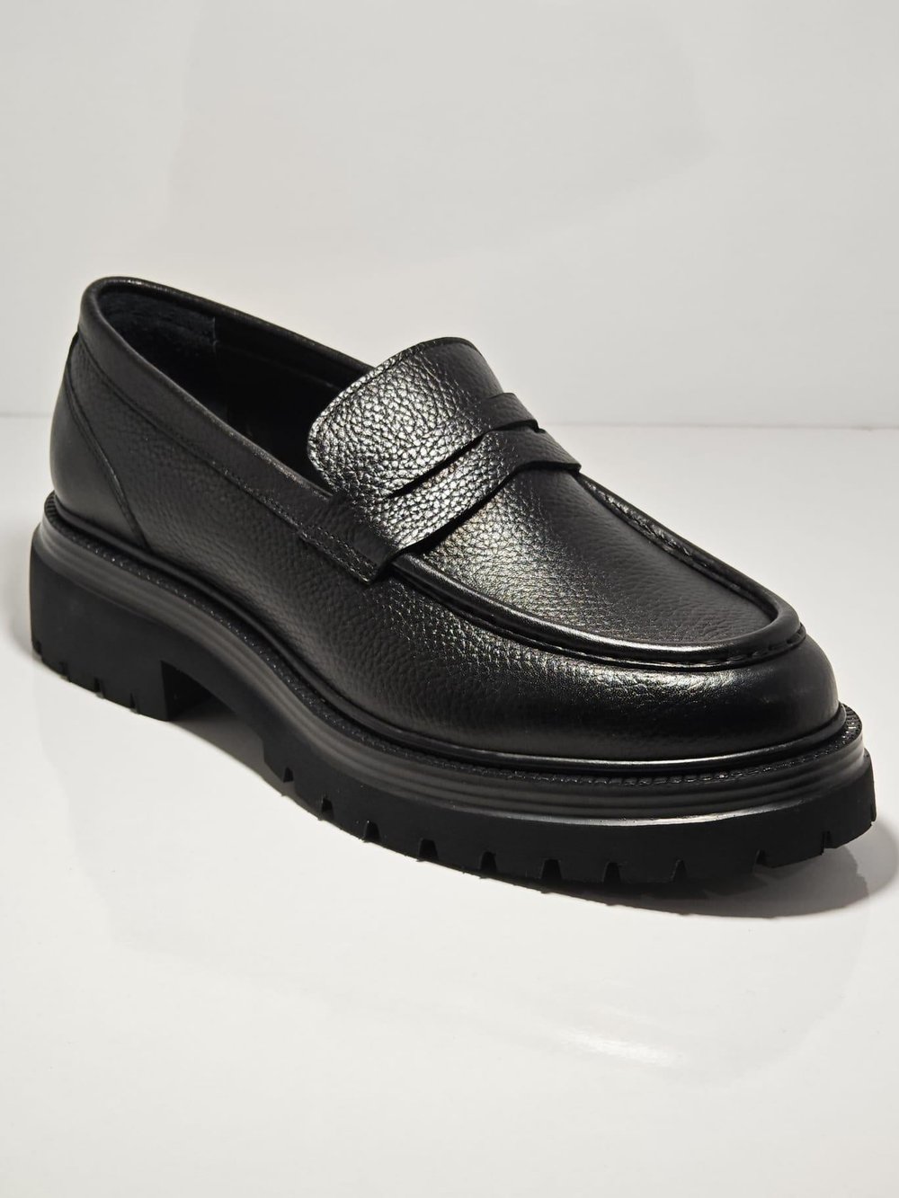 Tetri K416-1 Ramonelli Model Gerçek Deri El Yapımı Erkek Siyah Casual Ayakkabı