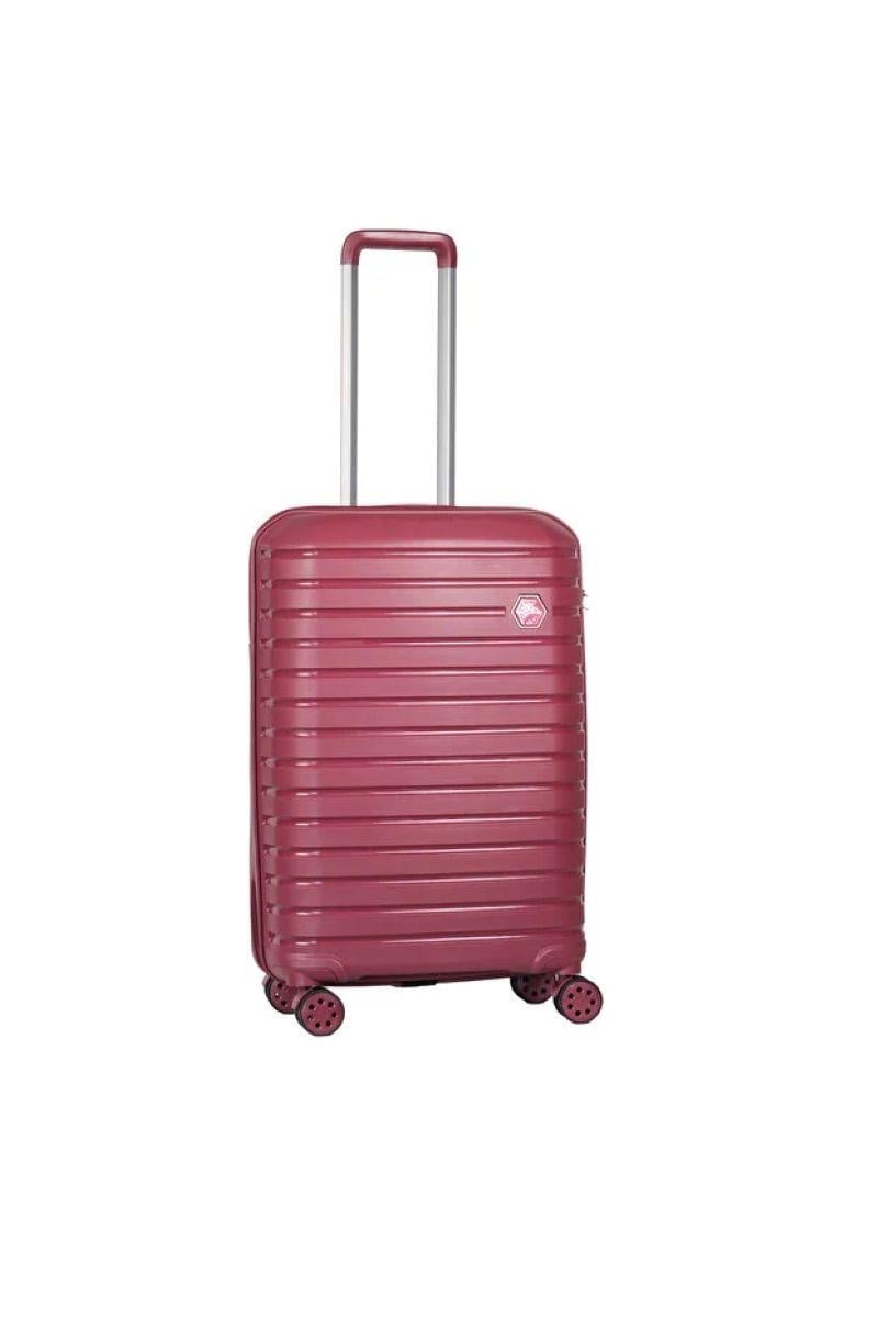 GROUND 10663 Vanille Polipropilen Orta Boy Valiz -Bordo