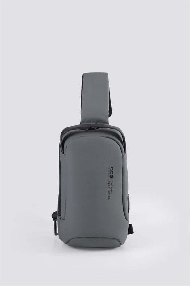 ÇÇS 51465 Tek Askılı Çapraz Çanta-GRİ