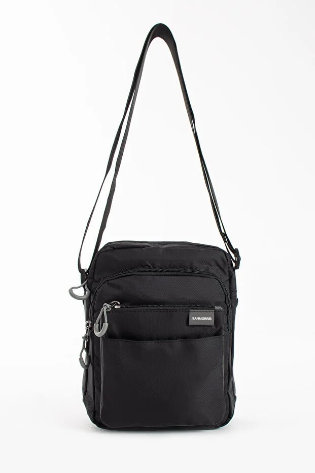 Sanmorris 6022 Unisex 5 Bölmeli Suya Dayanıklı Paraşüt Kumaş Organizer Çanta SİYAH