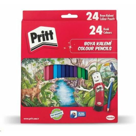 PRİTTPritt Kuruboya Karton Kutu Tam Boy 24 Renk