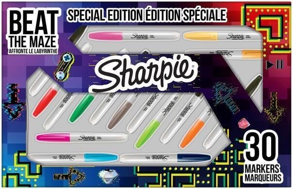 SHARPİESHARPİE FİNE PERMANENT MARKÖR 30 LU KUTU-LABİRENT