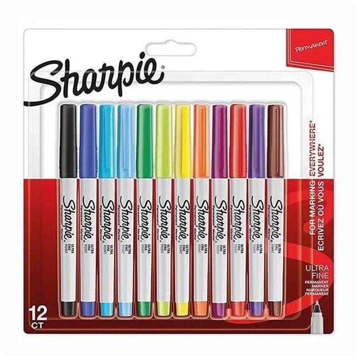 SHARPİESHARPİE ULTRA FİNE PERMANENT MARKÖR KARIŞIK12 Lİ