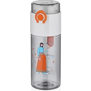 TKK 500 ML DESENLİ TRITAN SU MATARASI WHITE