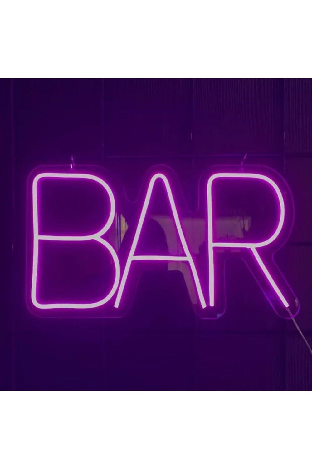 BAR Neon Tabela – Kafe & Bar Dekoratif Işıklı Yazı