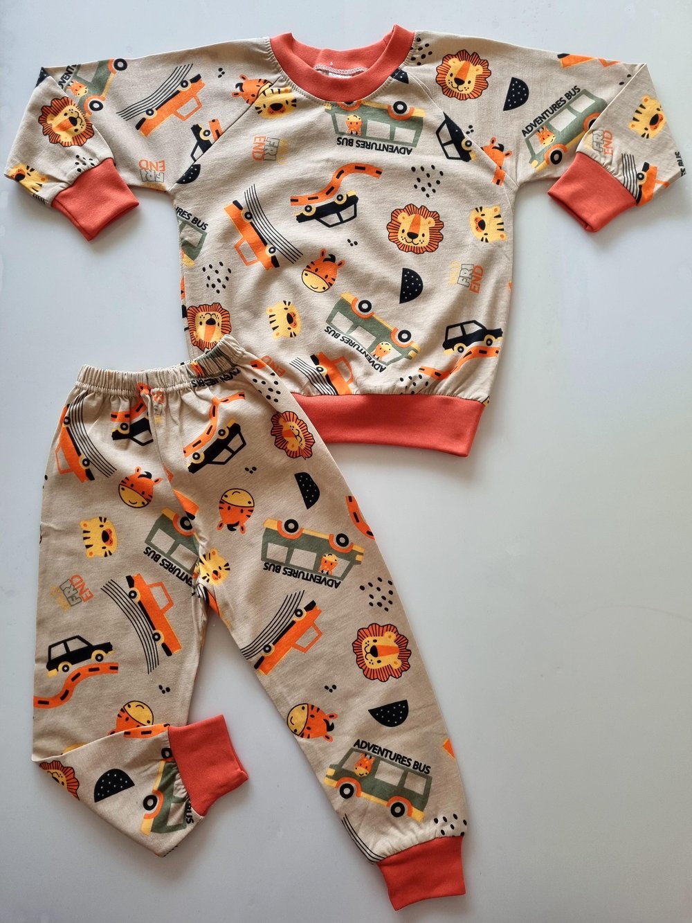 Aslan Figürlü Pijama Takımı