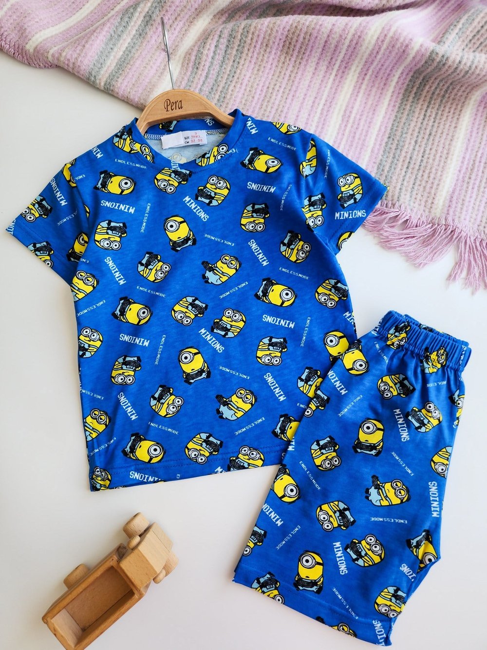 Erkek Çocuk Şortlu Pijama Takımı