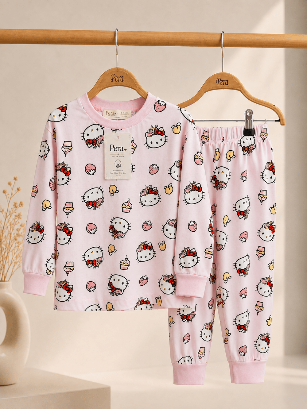 Kız Çocuk Mevsimlik Pijama Takımı