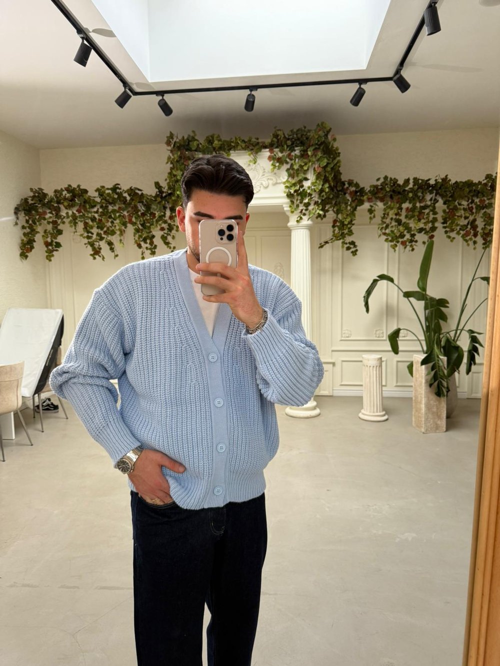 Bebe Mavi Basic Hırka