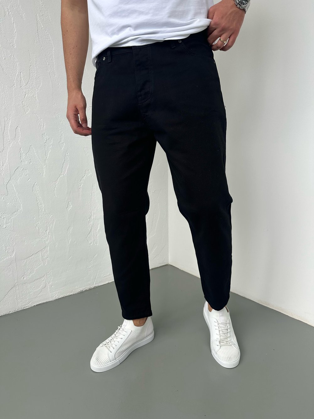 Siyah Boyfriend Jean