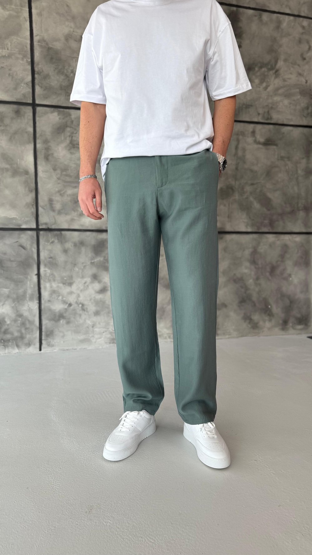 Yeşil Tensel Pantolon
