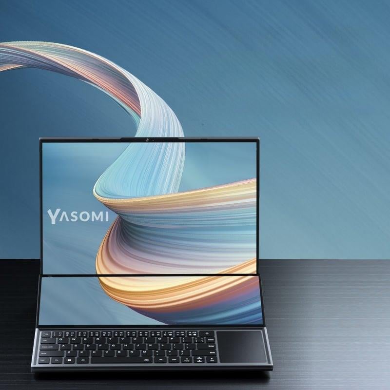 Yasomi Twin-up 2Tb Ssd  16+14 Çift Ekran 64Gb Ram Core I7 Ddr4 10850h Işlemci Win11pro  Laptop