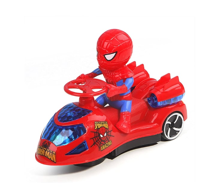 PİLLİ IŞIKLI SPİDER MAN VE ARABA