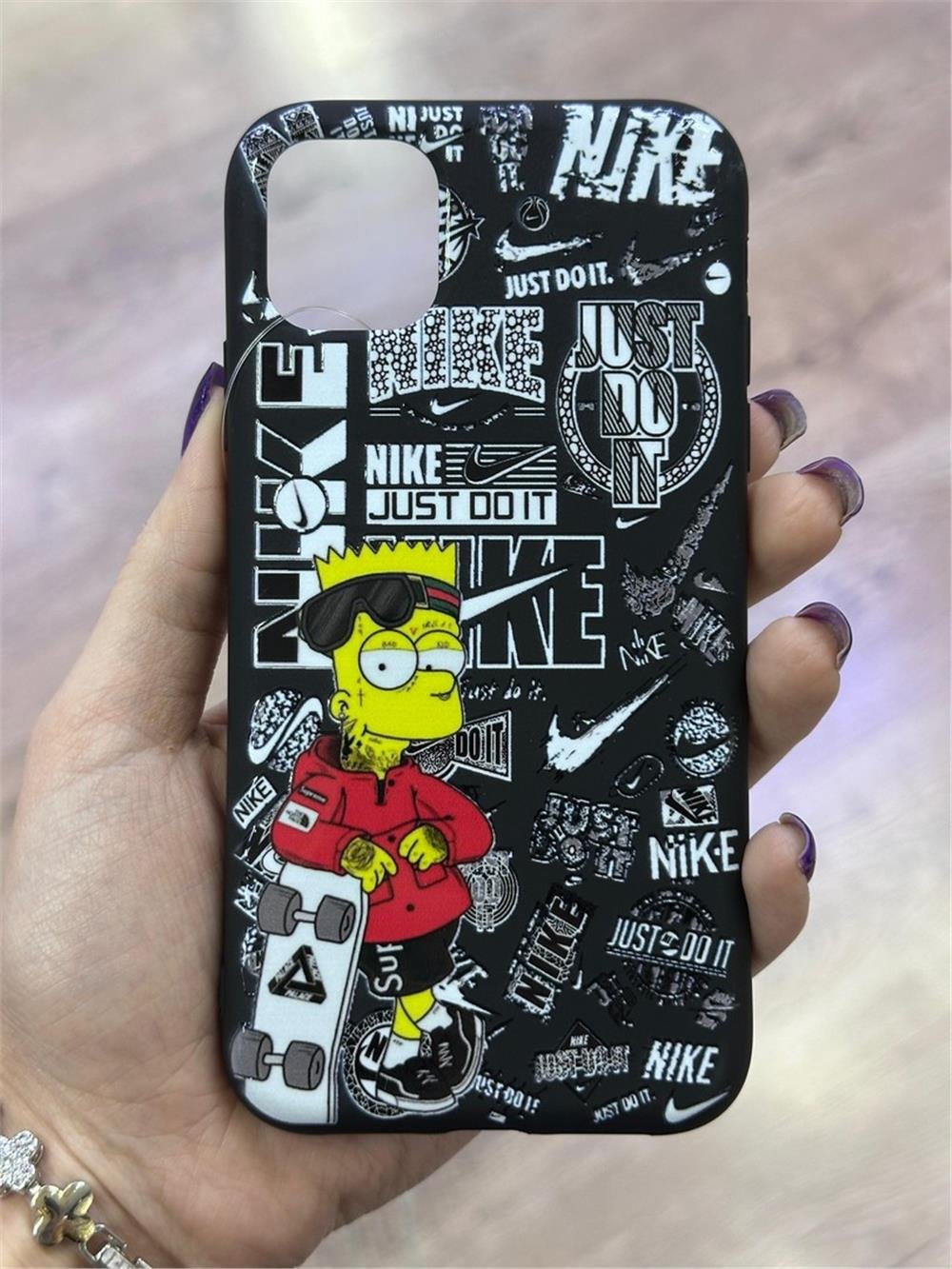 iPhone 11 Kılıf - Desenli Lansman, İçi Kadife