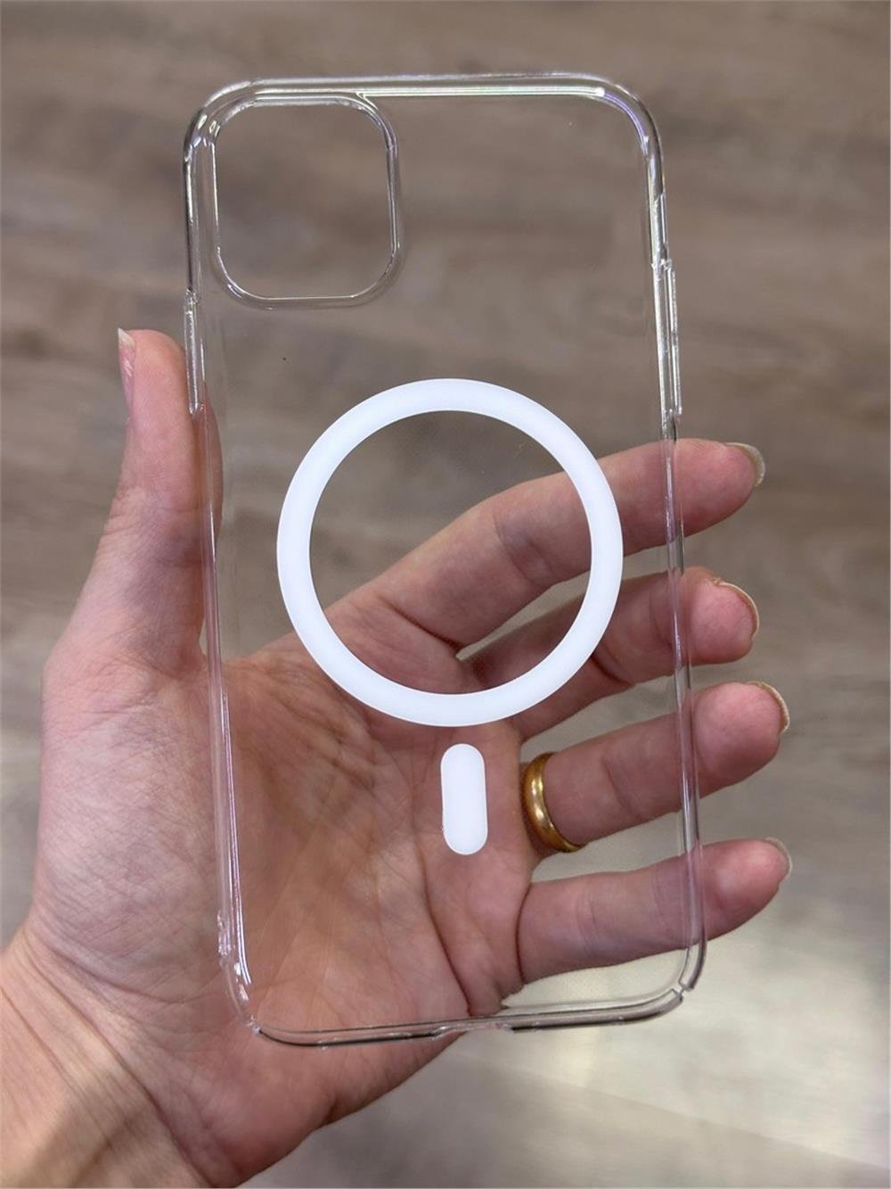 iPhone 11 Kılıf - Sararmaz Şeffaf Mika, MagSafe Şarj, Komple Sert, Ultra İnce