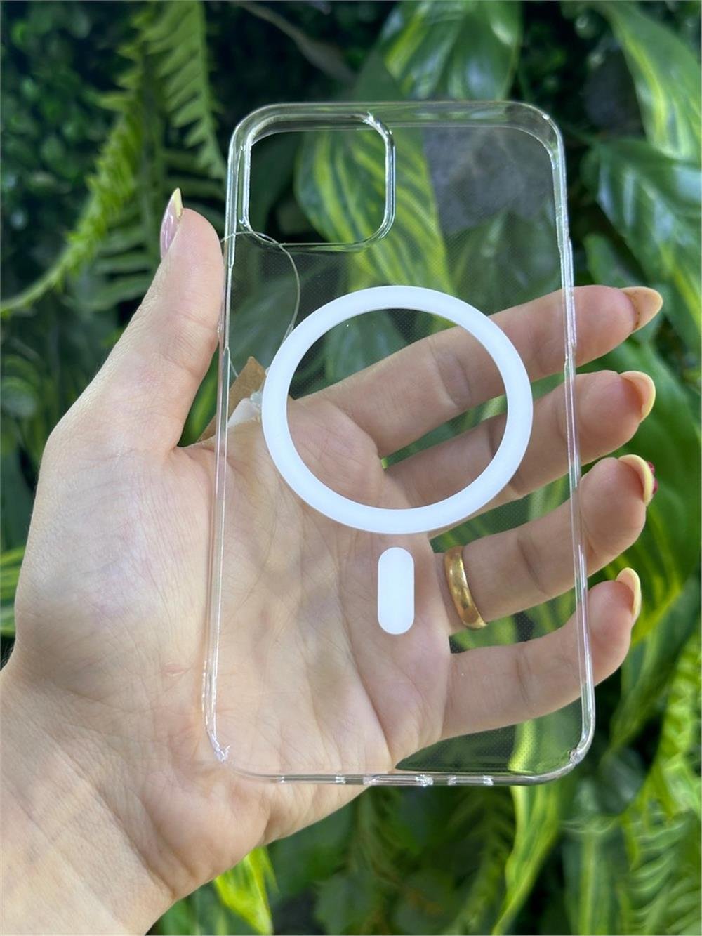 iPhone 12 / 12 Pro Kılıf - Komple Mika, MagSafe Şarj, Sararmaz, Ultra İnce 