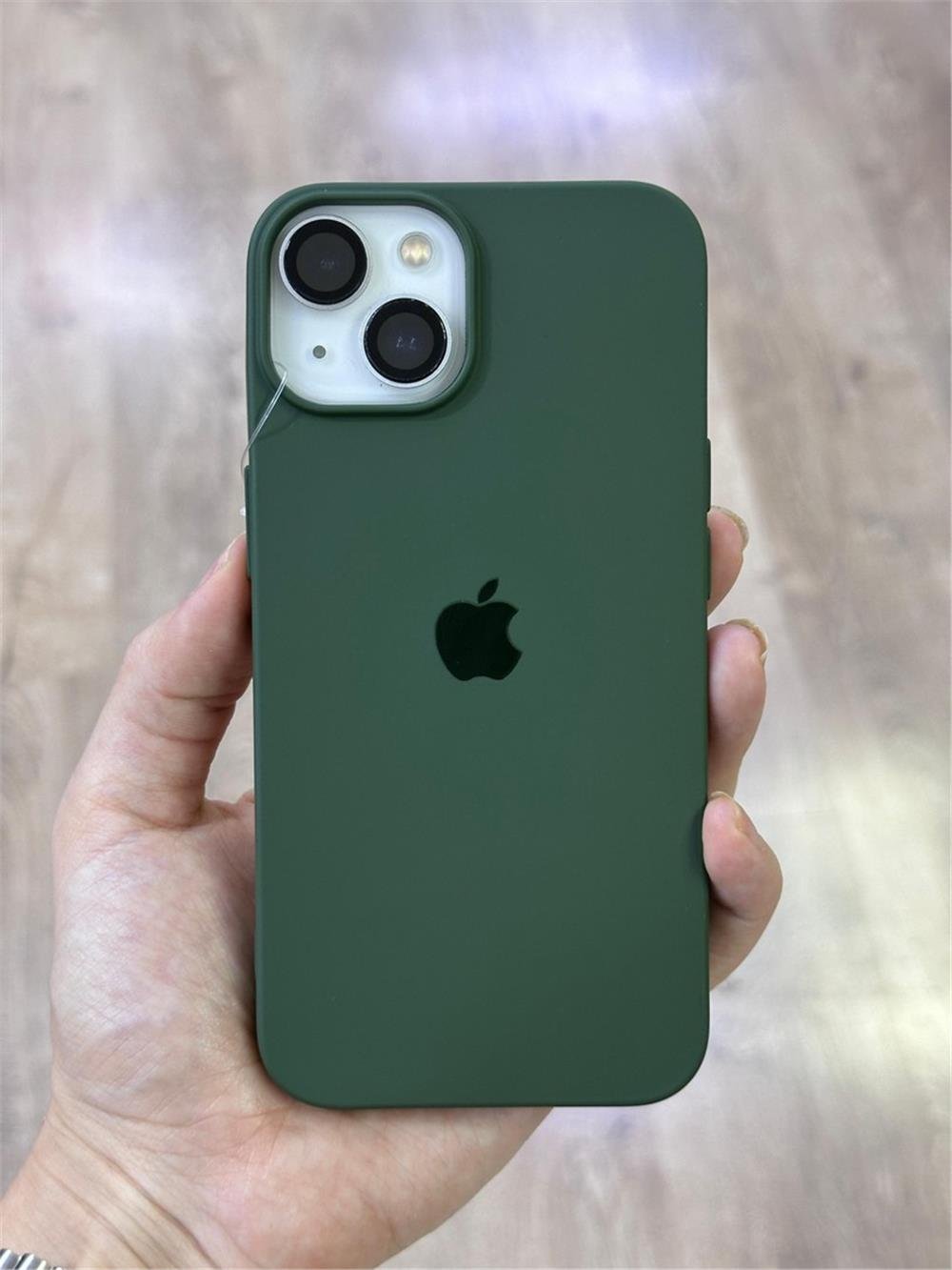 iPhone 13 / 14 Kılıf - Logolu Lansman, İçi Kadife