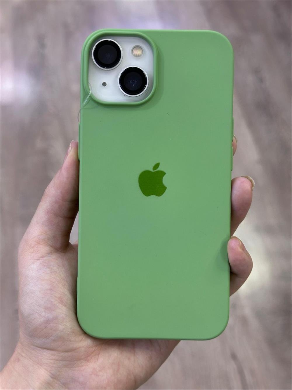 iPhone 13 / 14 Kılıf - Logolu Lansman, İçi Kadife