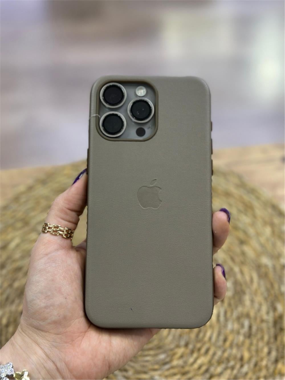 iPhone 15 Pro Max Kılıf - MagSafe Deri