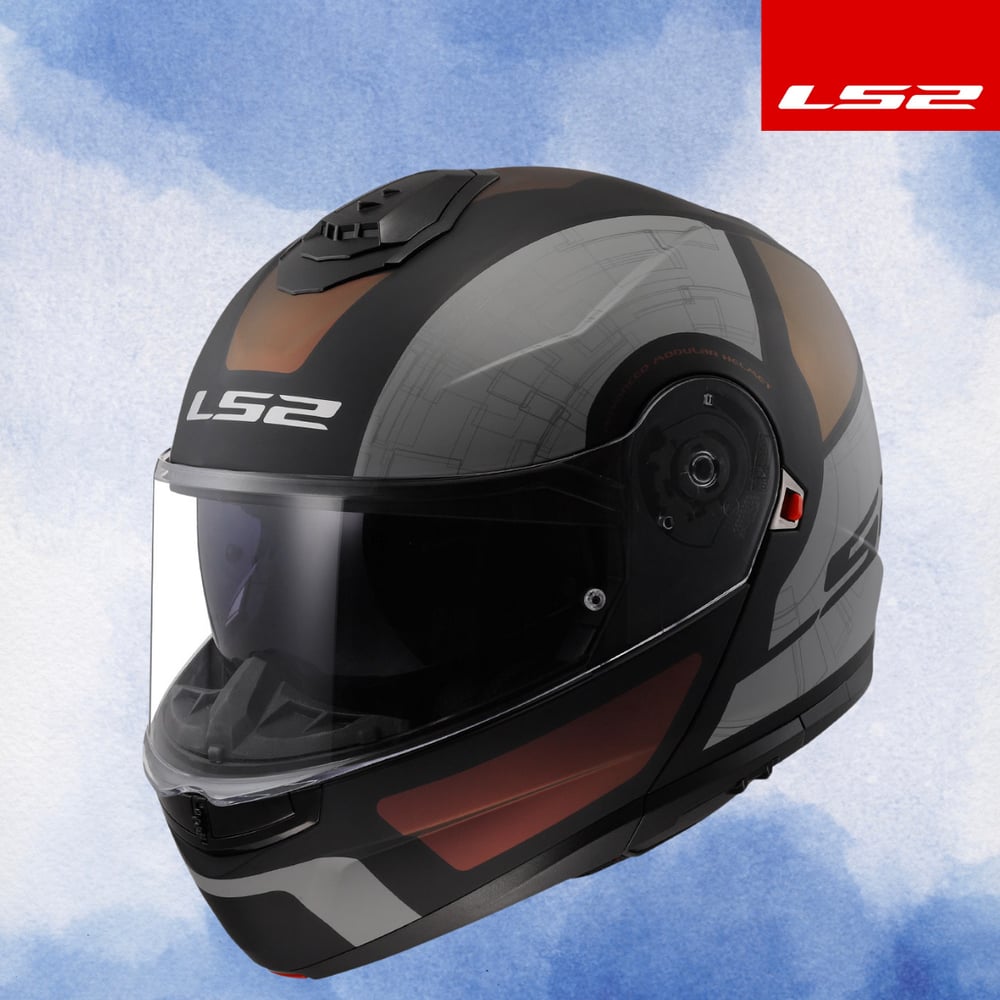 LS2 STROBE 2 ORION M.SİYAH-MOR-MAVİ KASK