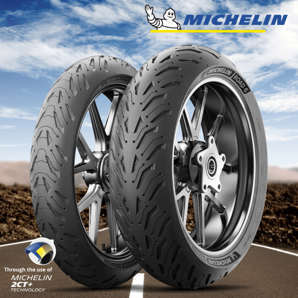 Michelin Set YAMAHA R1 2008 Ve Öncesi 120/70-17 ve 190/50-17 Road 6 Ön Arka Takım Lastik