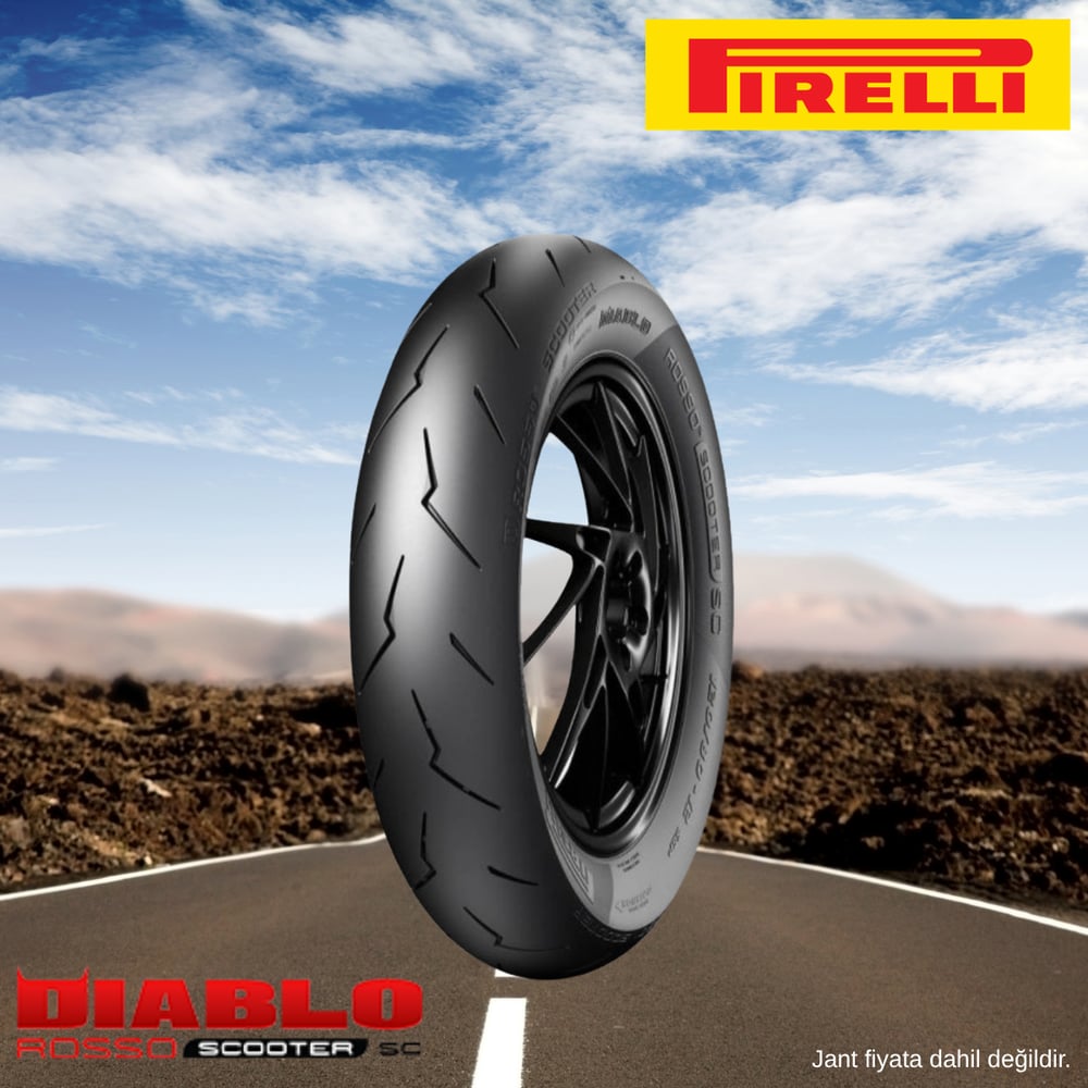 Pirelli 120/70-15 Diablo Rosso Scooter SC 56S Motosiklet Lastiği