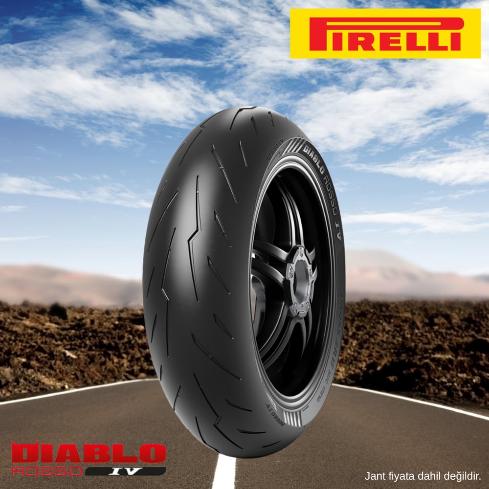 Pirelli 150/60ZR17 Diablo Rosso IV 66W Motosiklet Lastiği