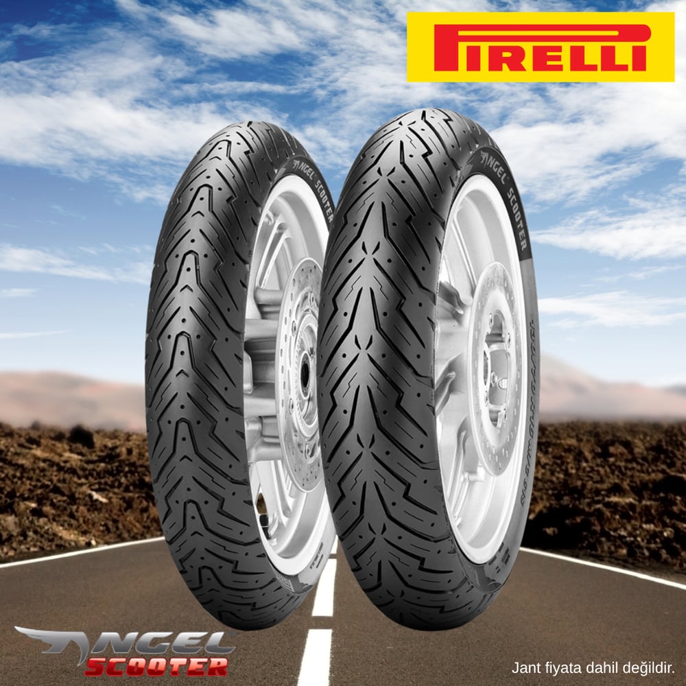 Pirelli Set YAMAHA D'elight 2017 Öncesi 90/90-12 ve 90/90-12 Angel Scooter Ön Arka Takım Lastik