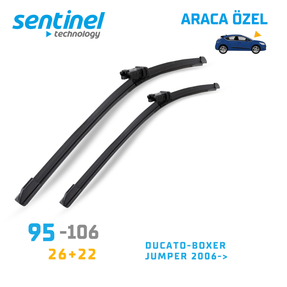 95-106 DUCATO-BOXER ARACA ÖZEL ÖN SİLECEK TK
