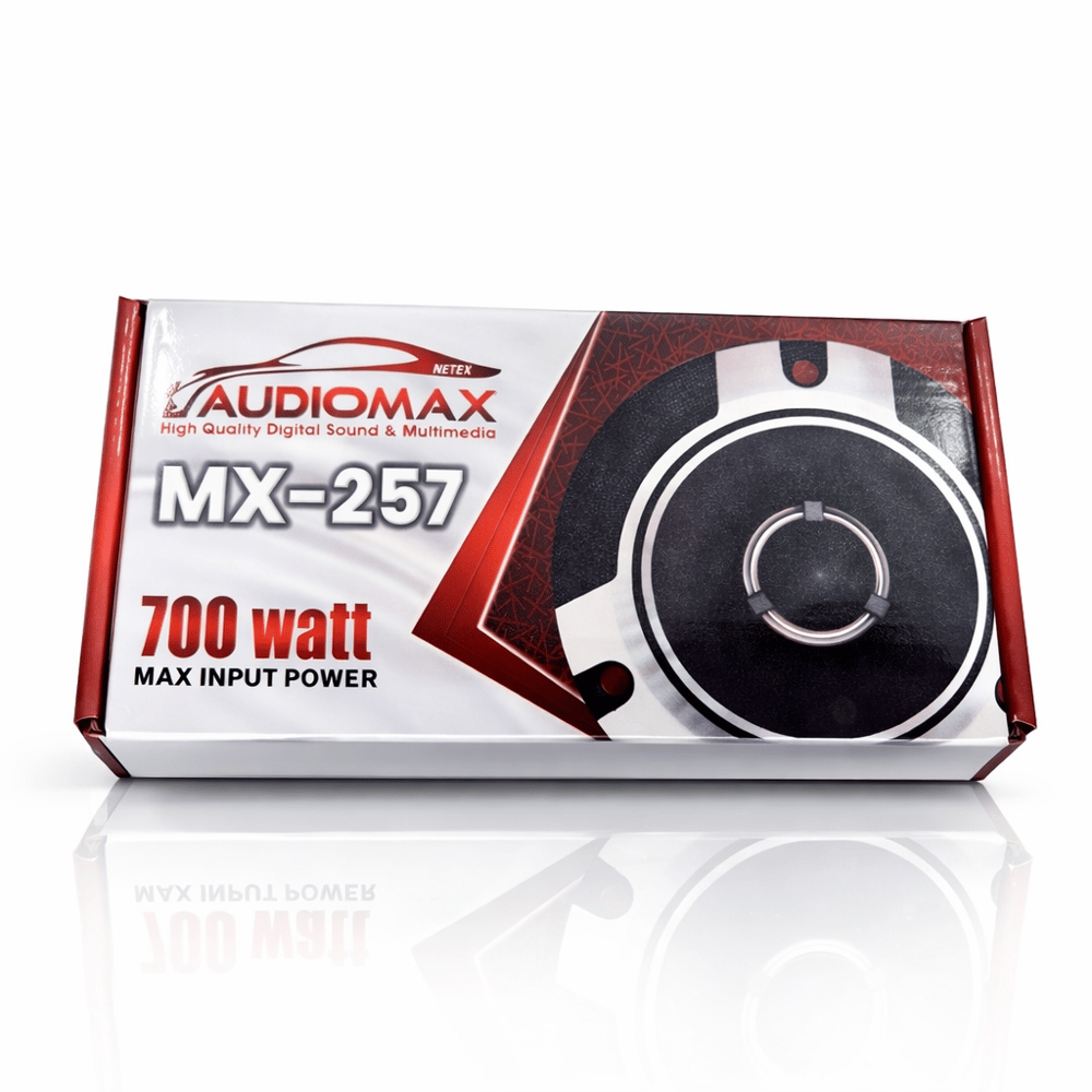 Audiomax MX-257 10 Cm Dome Tweeter 700 Watt Oto Hoparlör Tweeter Yüksek Ses Performansı