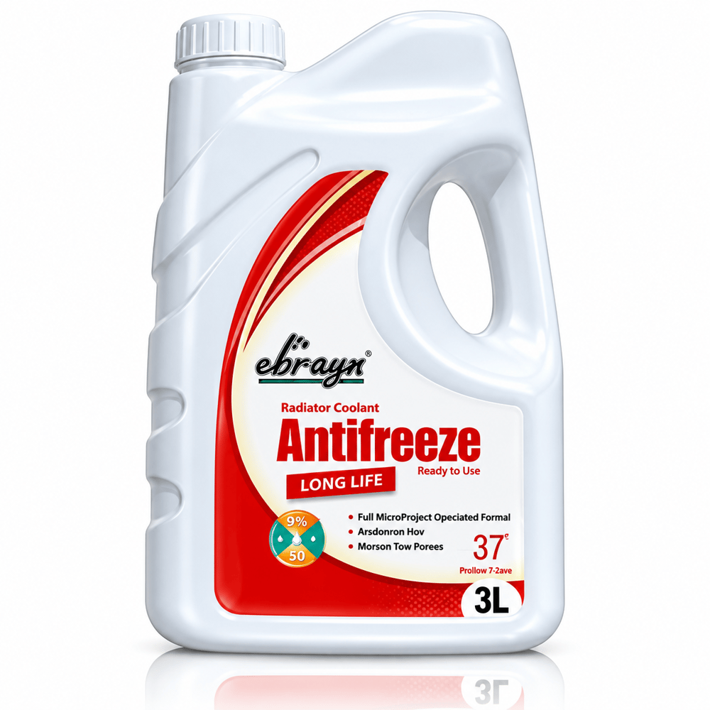 Ebrayn Kırmızı Antifriz 3LT | Radyatör Koruyucu & Donma Karşıtı Konsantre