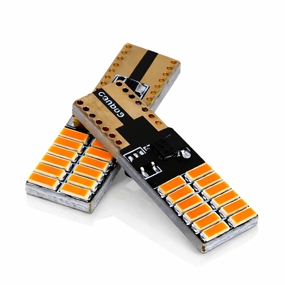 ERLİGHT T10 Dipsiz SMD Park Ampulü 24 Ledli - Turuncu
