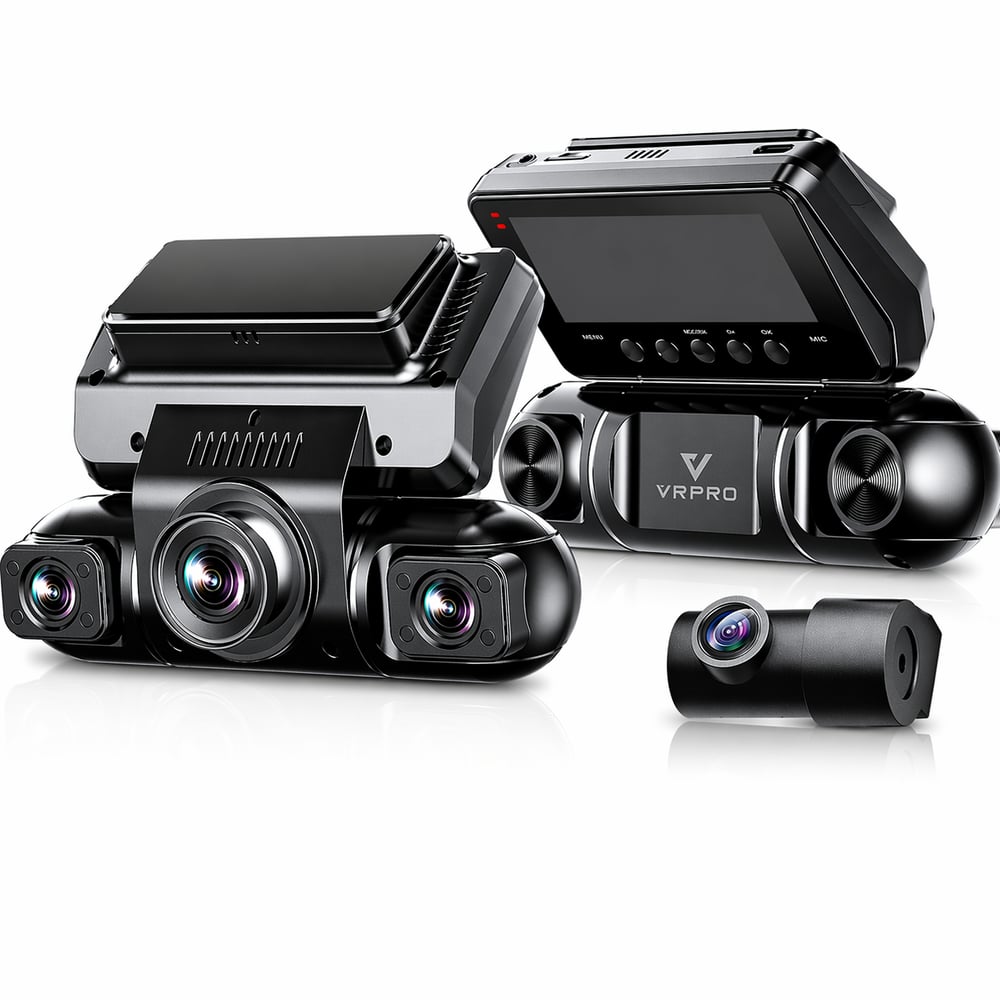 Lunex 4 Kameralı Araç Kayıt Kamerası 3.16'' Ekran 4K + 2K + 2K + 2K GPS G-Sensor
