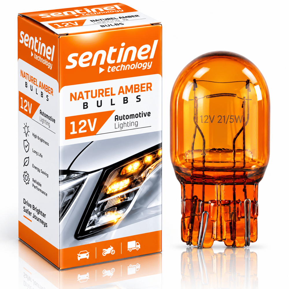 SENTİNEL 1016 Dipsiz T20 Çift Flament Naturel Turuncu Ampul – 10 Adet